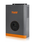 Hybrid Solar Inverter Beast 5000W 48V DC To 110 And 220V AC With Built In 120A MPPT Charge Controller Pure Sine Wave Inverter front view