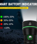 Beast Underwater Dive Light 1500 Lumen Rechargeable Flashlight IPX8 Waterproof 3 Modes With Power Indicator for Night Scuba Diving