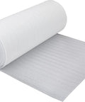 Top Shelf Reflective Insulation Roll Serving As Versatile Radiant Barrier Wrap For Attics Roofs And Rv Interiors Featuring 5000 Square Feet Coverage that shows a rolled insulation material.