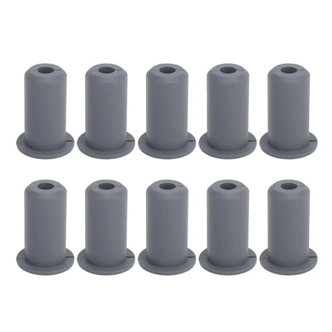 Top Rated 10 Pack Silicone Cable Feed Through Bushings Wall Grommet Kit For Series Wire Antenna Guard Indoor Protection Gray with 10 gray silicone grommets