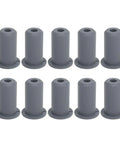 Jiawu Cable Routing Kit With 10pcs Silicone Wall Grommets For Series Wires, Durable Antenna Guard And Wire Organizer In Grey That Keeps Your Setup Neat And Protected From Wear And Tear Like A Boss, 10 grey silicone wall grommets