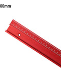 400mm 45 Type T Slot Aluminum Miter Track For Router Tables And Saws, Sliding Jig Fixture With Featherboard Guide, Table Saw And Bandsaw Rail