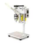 Hilitand Mini Benchtop Drill Press With 1000-4500Rpm Adjustable Speed aluminum alloy body for precise drilling tasks on wood and metal.