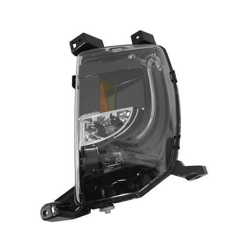Slick Left Front Bumper Fog Lamp For Tesla Model S Clear Lens showing detailed angle for direct bolt on driving light installation.