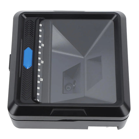 Fast Desktop Barcode Scanner with IR Sensing for Supermarkets and Retail Stores, rugged ABS housing, top view