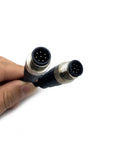 Heavy Duty M12 8 Pin Male To Male Connector Cable A Coding, IP67 waterproof, 1m length, showing 8-pin connectors for industrial automation