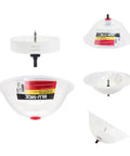 Six And One Quarter Inch Bi Metal Recessed Light Kit With Blu Mol Flexible Dust Bowl shown from various angles