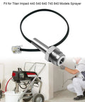 Pro Grade Airless Sprayer Pressure Transducer For Titan Impact 440 540 640 740 840 TT Replacement Part 704-492 with 4-core socket