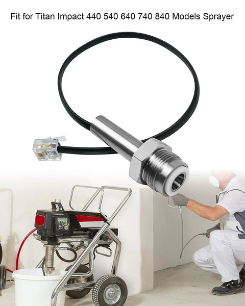 Pro Grade Airless Sprayer Pressure Transducer For Titan Impact 440 540 640 740 840 TT Replacement Part 704-492 with 4-core socket