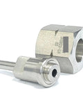 JISW22 Right Hand Female To One Quarter Inch Tube Auto Weld SUS316L Stainless Steel Connector Pipe Fitting Coupler