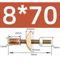 All In One Furniture Connector Kit With Eccentric Wheel Nuts And M8 Screws Precise Lock Joint Hardware Easy Install 8x70mm