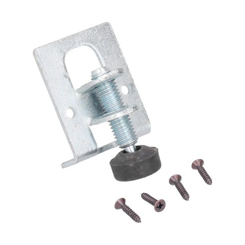 Rock Solid Heavy Duty Adjustable Leveling Feet For Stable Furniture, Anti Scratch Iron Set Of 4 with screws visible