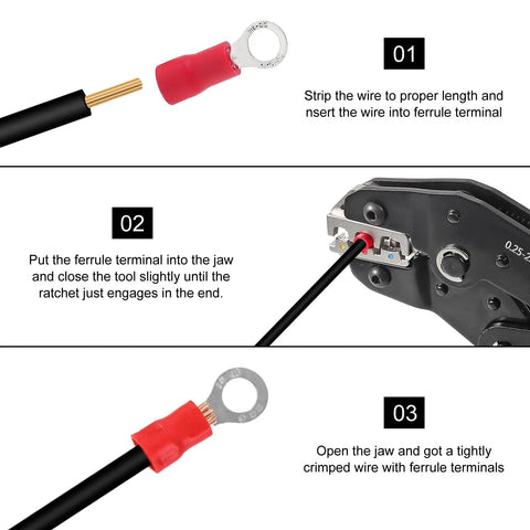 Must Have 280 Piece Crimp Connector Kit With 15 Insulated Terminal Types Spade Ring Fork Terminals 2.8mm 4.8mm 6.3mm
