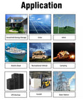 Application examples for Straight Up Grade A LiFePO4 Battery Cell 100Ah 3.2V module in household, solar, and off-grid settings.