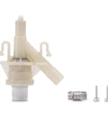 Water Valve Kit For 300 And 400 Series RV Toilets OEM Fitment Includes Hose Clamp And Fasteners Sealand Compatible For Easy RV Toilet Repair And Replacement Freeze Damage Indicator And Durable 1200 PSI Ready No Mod Installation, valve with clamp and screws
