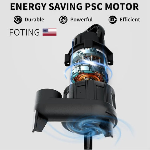 Cutaway view highlighting the energy-saving PSC motor of the 1HP Submersible Sump Pump For Sewage And Effluent, 5600 GPH High Flow.