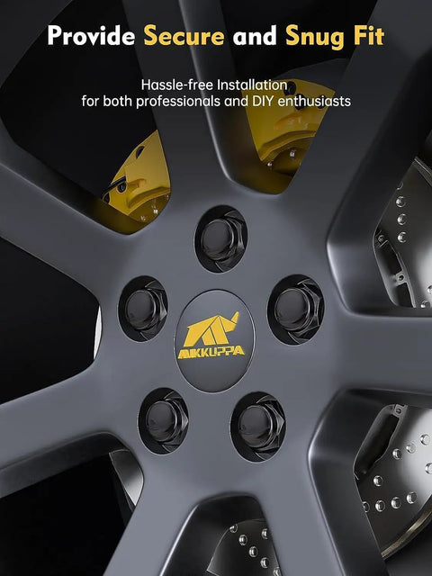 1/2-20 Lug Nuts For Jeep Wrangler JK 1987-2018 Liberty 2002-2012 Grand Cherokee 1993-2010 Black Closed End Solid Lug Nuts set