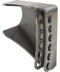 Rear Panhard Bar Bracket For Three Inch Axle Tube With Six Three Quarter Inch Adjustable Holes, Heavy Duty Mount For Smooth Roll Center Change And Precise Bar Angle On Off Road Suspensions. Weld-on steel bracket with six adjustment holes