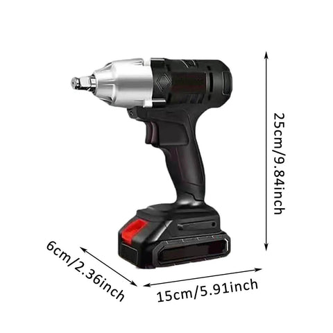 Brace Yourself For The Heavy Lifting With This Badass Brushless Electric Wrench. Compact design, 25cm height, powerful tool.