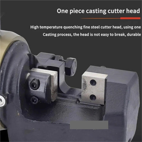AOXHUGB Portable Electric Rebar Bender And Cutter RC20-25 Hydraulic Steel Bar Tool cutter head design with durable steel casting.