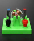 Hands On Circuit And Motor Lab Kit For Students DIY DC Motor Model on green base for school STEM
