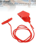 Treadmill Key 2 Pack With Magnetic Emergency Stop Switch Universal Fit, red ABS key with clip and cord for JX ZXCH ISPO treadmills.