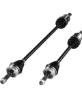 Hyundai Sonata Front CV Axle Shaft Assembly Set For 2011 2014 Two Piece Driver And Passenger Sides Drop In Replacement Alloy Steel