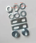 Pro Grade M16 Electric Bike Axle Nut Set For Hub Motor Install Gear With Gasket And Washer Stopper Durable Corrosion Resistant Hardware