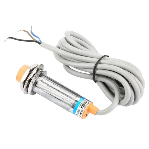 Inductive And Capacitive Proximity Sensor Switch With 3 Wires NPN NC, Precise Detection For Metal And Non Metal Targets image