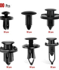 Ultimate Universal Car Retainer Clip Kit 200-Piece with 6mm to 10mm heavy-duty nylon fasteners, various shapes and uses
