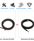 Neptune4 Plus X Y Belt Upgrade Kit 2GT Synchronous Drive Belts Non Slip RF Timing Belt 974mm X Axis 946mm Y Axis 6mm Copper Buckle Easy Install For FDM 3D Printer genuine 2GT belt with copper sleeve