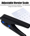 All Metal Hole Punch For DIY Crafts And Paper, Upgraded Durable Puncher With Smooth Lever, Vernier scale for precise punching