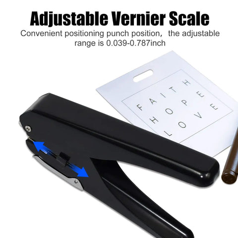 All Metal Hole Punch For DIY Crafts And Paper, Upgraded Durable Puncher With Smooth Lever, Vernier scale for precise punching