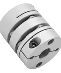 Zero Backlash Double Diaphragm Coupling For Servo And Stepper Motors U Shaped Clamp Tight Shaft Coupler in aluminum and stainless steel