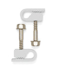 Heavy Duty Single Cable Clips With Screws Rock Solid Coaxial Clamps For Outdoor Wiring showing clips and screws for secure wire management.
