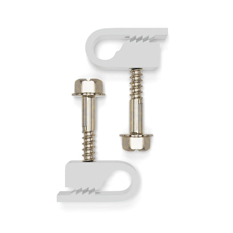 Heavy Duty Single Cable Clips With Screws Rock Solid Coaxial Clamps For Outdoor Wiring showing clips and screws for secure wire management.