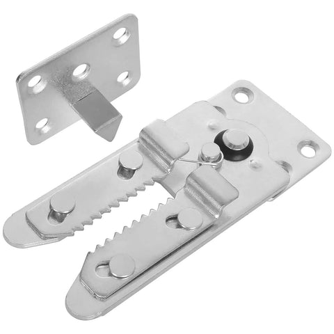 Rock Solid Sectional Couch Connectors Eight Piece Galvanized Iron Sofa Brackets With Seventy Two Rust Proof Screws For No Sweat Furniture Assembly And Heavy Duty Repairs
