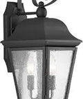 Kiawah Outdoor Black Wall Light For Porch And Patio Rugged Weatherproof Exterior Fixture Classic Styling