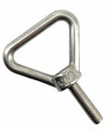 Triangle Lifting Eyebolt 8mm Thread 30mm Long Shank 304 Stainless Steel Anti Corrosion Wear Resistant Heavy Duty Tough As Nails