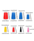 Premium Silicone Rubber Tapered Plug Assortment Kit Featuring 110 Pieces In Sizes From 1/16 Inch To 5/8 Inch For Heavy Duty Sealing High Heat And Wear Resistant Durable Stuffing Gaskets Perfect For Plumbing And Home Projects, size chart