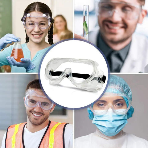 Heavy Duty Polycarbonate Safety Goggles With Splash Proof Lens And Straight Up Uv Blocking Slick Quick Adjust Frame That Slides Right Over Prescription Glasses For Honest Work Or Weekend Adventures