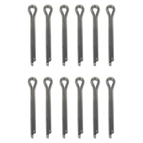 Durable Marine Propeller Cotter Pins For Suzuki Yamaha Johnson Evinrude Outboard Motors 12 Pieces Replacement.