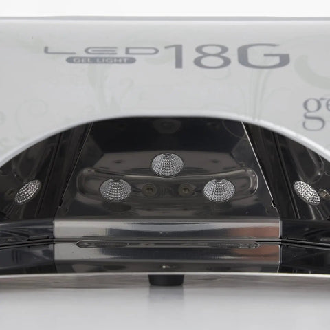 Pro Grade LED Nail Curing Lamp for Home or Salon Use, Fast Dry 36W Corded Nail Dryer With SafeLight Technology, interior view