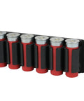 Six Round Side Saddle Shell Holder For 12 Gauge Shotguns With Durable Polymer And Aluminum Backing Plate Quick Reload Easy Mount