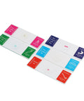 Clear Glass Microscope Slides With 25 Prepared Specimens for high definition biology study, kid safe, featuring colorful labels.