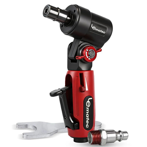 Air Die Grinder With Adjustable Swivel Head And 20000 RPM Pro Grade Portable Pneumatic Tool For Porting Weld Prep And Auto Detailing Quarter Inch Collet Variable Angle Grip