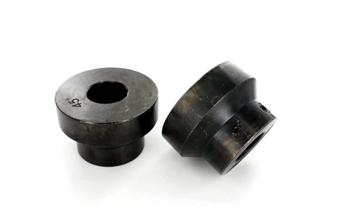45 Degree Step Dies For Bead Roller With 22mm Shaft, Heavy Duty Tool Steel Beading Dies, Pro Grade Replacement Set For Auto Body Sheet Metal Beading Projects