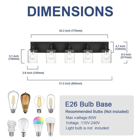 Dimensions of Brushed Nickel 3 Light Vanity Lighting Modern Wall Sconce Over Mirror Industrial Bathroom Light Fixture