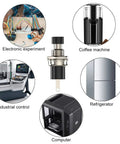Momentary Push Button Switch 1A 250V AC SPST NC Black Cap Mini Push Button With Wire 2 Pin Terminal used in various applications