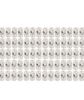 Self-Adhesive 360-Degree Caster Wheel Set Stainless Steel With ABS, Slick Quiet Glide for Small Appliances, Trash Cans, 100 Piece Pack